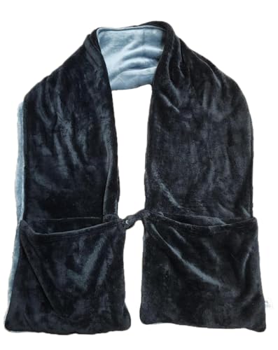 AnyWear Collection – CozyCarry Recycled Fleece 6-Pocket Scarf2