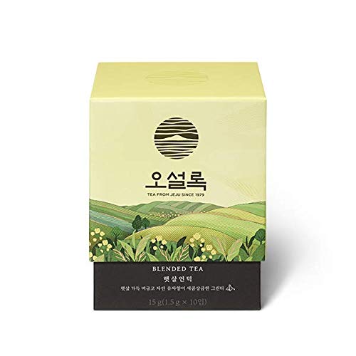 OsullocJeju Sunhill Green Tea (with Lemons) / 제주 햇살 언덕 그린티 1.5 g x 10 Bag