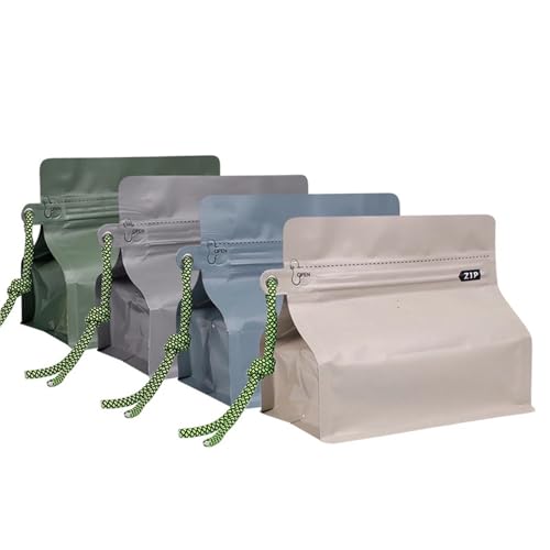 Bolsas de café con válvula herméticas reutilizables de aluminio anti humedad 30 pzas 2