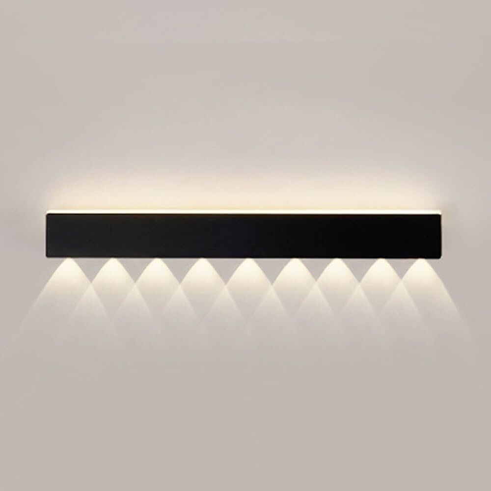 HCZKIUJY Wall Lamp Hardwired Long Strip Wall Mount Lights Black Bar Long Wall Sconce Modern Farmhouse Industrial Wall Light,Kitchen Light (80cm)