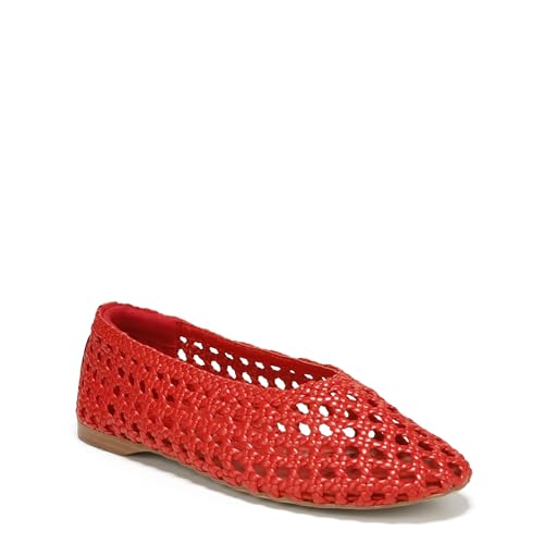 Sam Edelman Women's Shira Ballet Flat Red 8 M