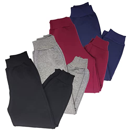 Kit 4 Calças De Frio Infantil Moletom Algodão