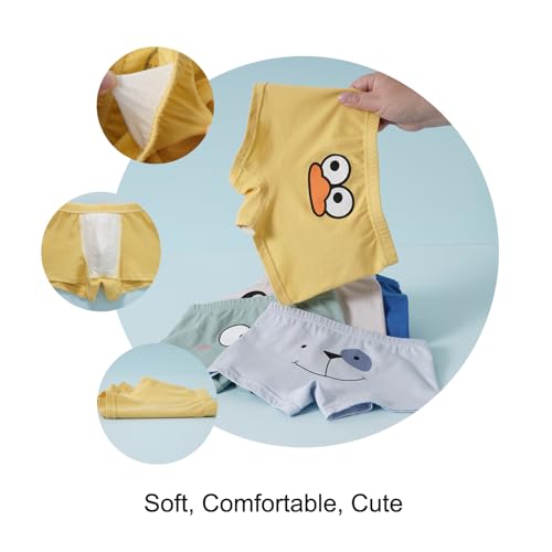 Seamless Tagless Toddler Boxer Briefs for Boys – Cotton Soft Comfortable Kids Underpants, Ages 3-24 Years (Pack of 5)4