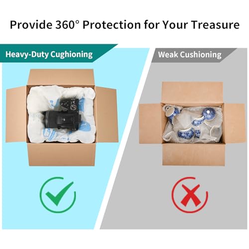 4 peças de embalagem de espuma expansível de 40,6 cm x 45,7 cm, espuma expansível para envio, espuma