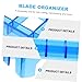 LIFKOME 1pc Clipper Comb Holder Storage Case Hair Tools Box Comb Organizer for Barbers Sturdy Plastic Case
