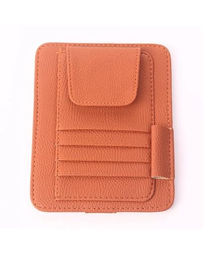 Porte-lunettes de soleil pour voiture orange pour ne plus rayer vos verres sur le tableau de bord