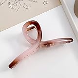 BASLIQ Gradient Plastic Spray Paint Gripper Streamer Hairpin Headgear 13cmgradientstreamerpink