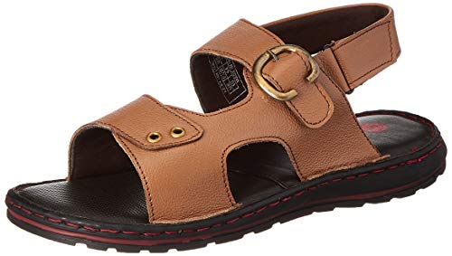 Amazon Brand – Symbol Men’S Tan Leather Ankle Strap-9 Uk