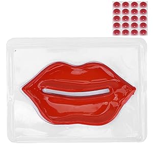 Máscara de labios hidratante de 20 piezas, máscara para dormir de labios, parches de gel de labios antiarrugas para…