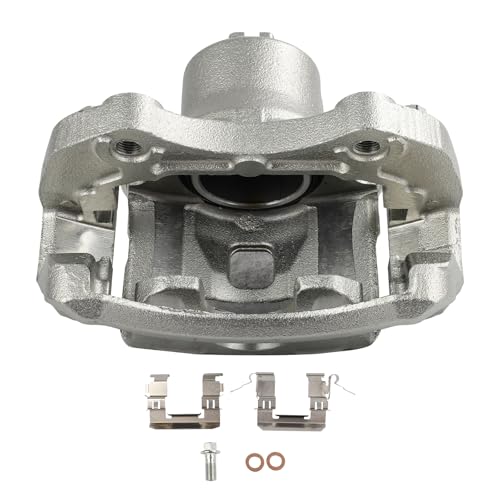 Image of 19B3306A Front Left Disc Brake Caliper w /Bracket