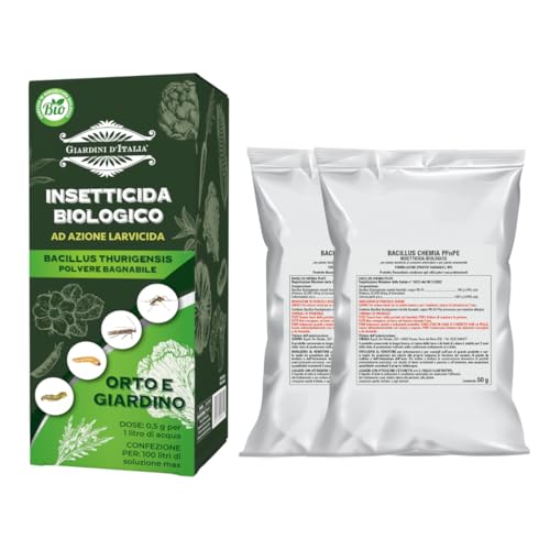 Vebi Bacillus Thuringiensis 100g - Insetticida Biologico Per Lepidotteri E Nottue