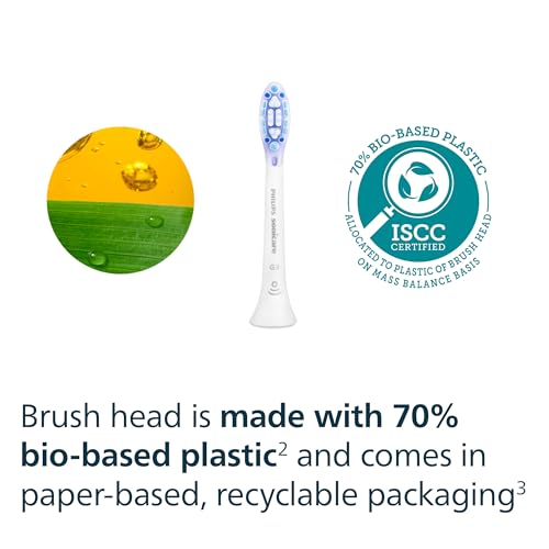 Philips Sonicare G3 Two-in-One Brush Heads, 4-Pack, 1 Year Supply, White - image 9