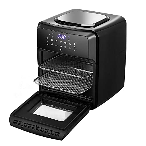 Fritadeira Sem Óleo Air Fryer Eos Premium 12 Litros Digital Touch Inox Eaf12i 110v