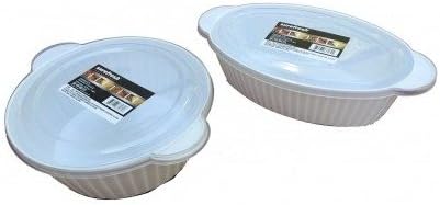 Food Storage Container Microwave Container Bowl Refrigerator Storage Trays Food Storage Containers Pack of 2 Meal Containers with Lid Home & Kitchen Food Storage Containers