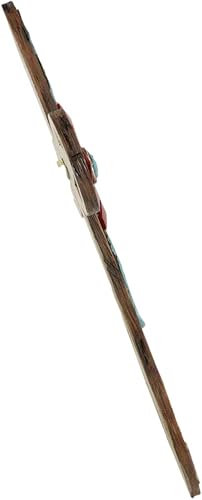 Miniatura 6 de Ebros Gift Colorido rústico suroeste nativo indio atrapasueños plumas de águila con roca turquesa decoración cruz pared placa 12.75 pulgadas de alto