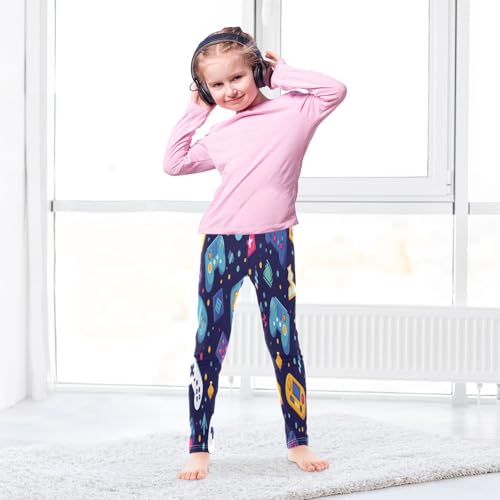 Toddler Girls Leggings Printed Yoga Pants Leggings Games Console for Kids4