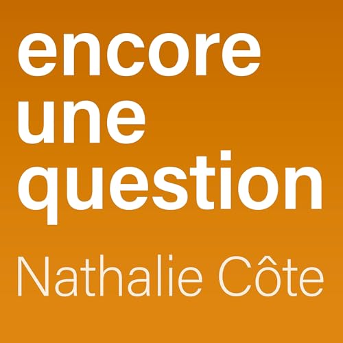 『Encore une question』のカバーアート