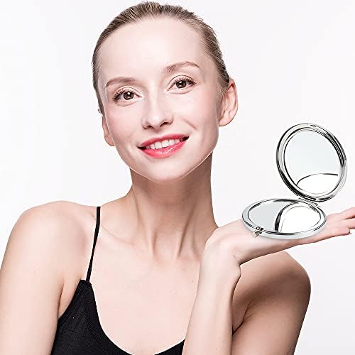 JEKUGOT 6 Pocket Sized Bride Makeup Mirrors For Hen Party, Bridal Parties, Team Brides, Bridesmaids Proposal Gifts.