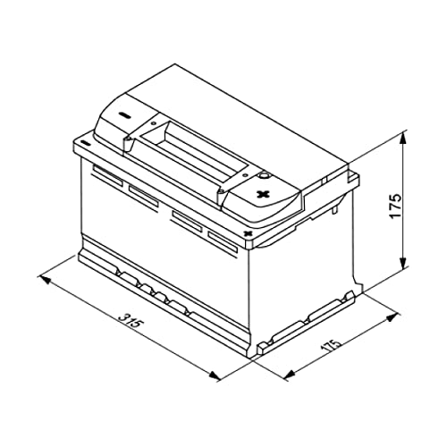 Bosch Automotive S4E10 EFB-Batterie 75A/h für Autos