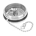 Pilipane for Long-Lasting Marine Deck Fill hat with Chain, Stainless Steel Boat Fuel hat, Leak Proof(50MM)