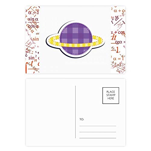 Cartes postales Univers Saturn Alien multicolores 20 pièces