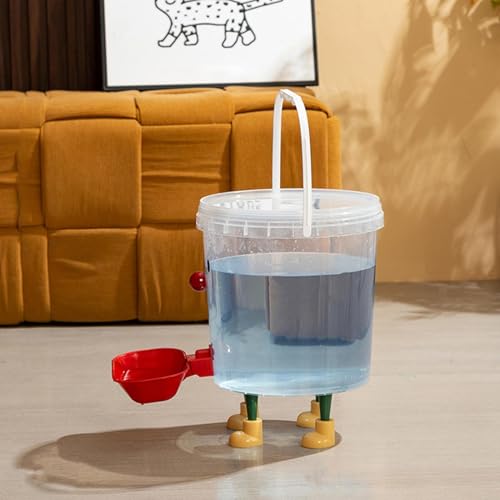 Fuente de agua antiderrames con gran capacidad de 6 L y 10 L para perros 7