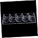 BESTonZON 1pc Acrylic Poker Chips Storage Box Chip Tray Organizer for Tidy Tables Lightweight Design for and Practical Storage