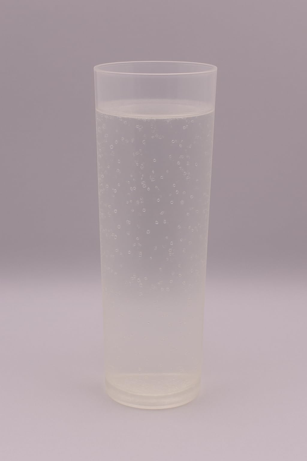 Vasos de tubo Pack economico reutilizables 300ml - Color Transparente - Plástico duro (Polipropileno) - Libres de BPA ecologicos y reciclables (Pack 500)
