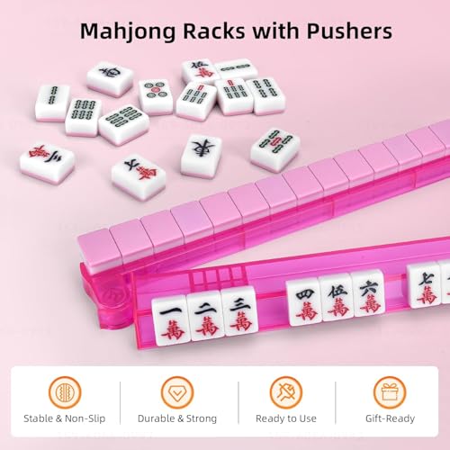 Set de 4 Soportes Acrílicos para Mahjong de 17.5 Pulgadas miniatura 5