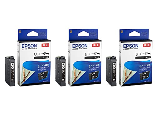 Amazon.co.jp: EPSON 純正インク RDH-BK リコーダー ブラック 3本