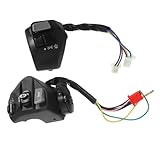 Verbesserte reaktionsfähigkeit: das raffinierte design bietet eine reibungslose und präzise steuerung, sodass die funktionen ihres motorrads, den schalter für elektrofahrräder und den lenkerschalter für elektroroller bedienen können