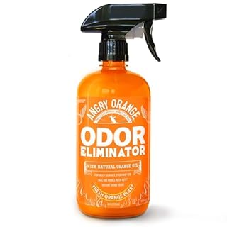 ANGRY ORANGE Pet Odor Eliminator for Dog and Cat Urine, Carpet Stains, and Strong Smells – Citrus Cleaner with Natural Orange Oil – 24 oz
