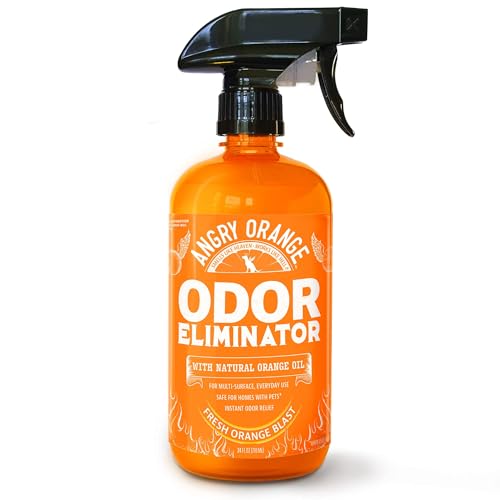 ANGRY ORANGE Pet Odor Eliminator for Dog and Cat Urine, Carpet Stains, and Strong Smells – Citrus Cleaner with Natural...