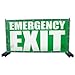 Produktbild (PVC) Emergency Exit Bauzaunbanner, Sichtschutz, Windschutz, Zaunblende, Festival Banner, 340 x 173 cm, DRUCKUNDSO