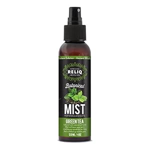 RELIQ Aroma SPA Green Tea Botanical Mist cologne for Dogs and Cats. Spray on the coat after bath to give your dog a clean & fresh smell. Infused with natural extracts, calming and comforting dog & cat RELIQ Aroma SPA Green Tea Botanical Mist cologne for Dogs and Cats Spray on the coat after bath to give your dog a clean fresh smell Infused with natural extracts calming and comforting dog cat