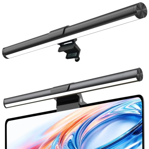 Image of 30 CM Monitor LED Light Bar | USB Powered Laptop Screen Light with Eye-Care Illumination | 3 Color Modes Settings | Stepless Dimming | No Glare Lamp for Office, Study, Work & Gaming Setup