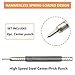 WHLLING 2-Piece Spring Loaded Center Punch Hammerless Single Ended Centering Center Punch, 3500 PSI Striking Force Hit Punch Tool for Metal Wood