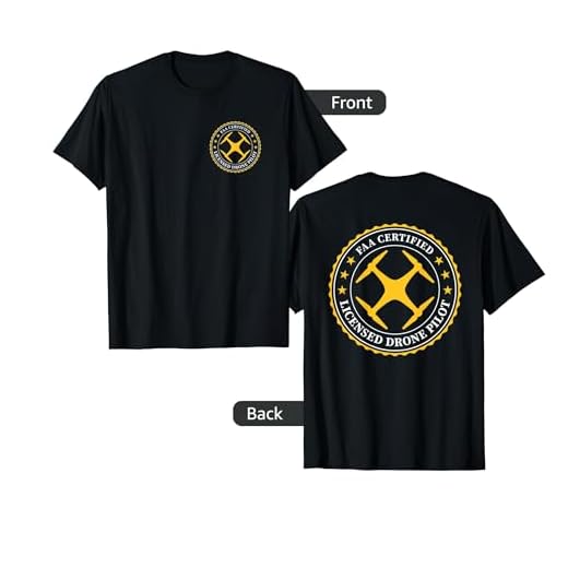 FAA Certified Licensed Drone Pilot - FRONT & BACK DESIGN T-Shirt