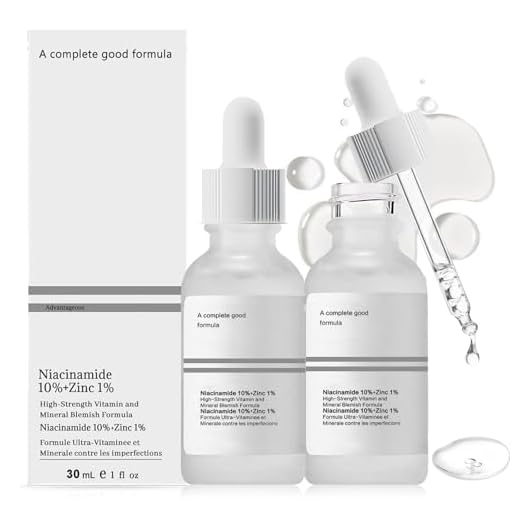 Serum Niacinamida, Niacinamida 10% + Zinc 1%, Serum Facial Set, Refina Los Poros, Elimina Manchas Oscuras, Reduce Opacidad, Ilumina el Tono Piel, Adecuado Para Todo Tipo de Piel 30ml（2 Piezas）