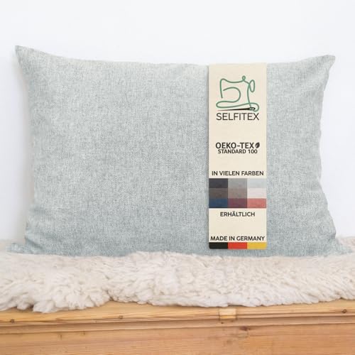 Selfitex Modisches Couchkissen XXL 60x80 cm, Sofakissen mit Füllung und...