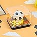 2026 3D Panoramic Paper Sculpture Note Calendar Desk Calendar Novelty DIY Tear-off Notepad Desk Calendar Desktop Decoration Ornaments Sports Love Basketball Football Note Calendar (football)