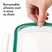 OXO Good Grips 3.5 Cup Smart Seal Airtight Glass Rectangle Food Storage Container