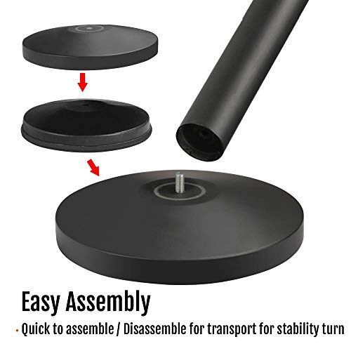 Yaheetech Belt Stanchion Queue Barriers Security Pole Posts Crowd Control Stanchion With 6.5Ft Retractable Belt Stanchion Set, 8-Pack #TOP7