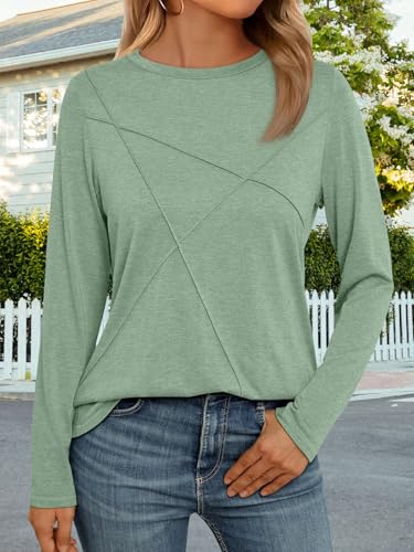 Long Sleeve Shirts for Women Basic Business Casual Tops Work 2025 Fashion Clothes