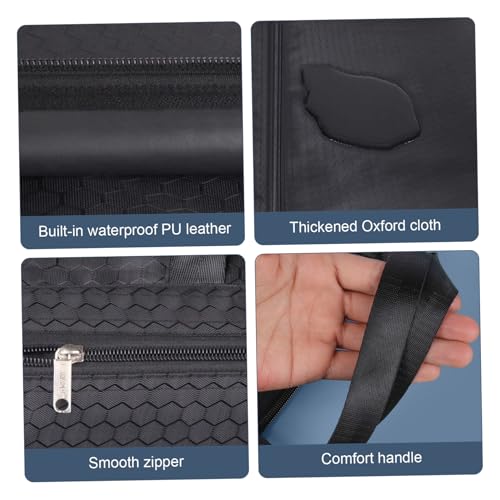 Suporte de documentos premium, bolsa de documentos A3, tecido Oxford impermeável com forro de poliur