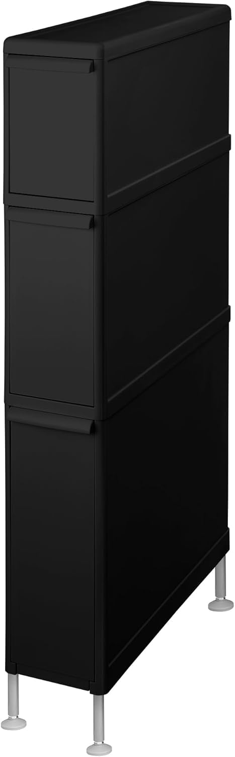 Amazon.co.jp: ランドリー収納 すき間 引出し スーパースリム 3 段 幅