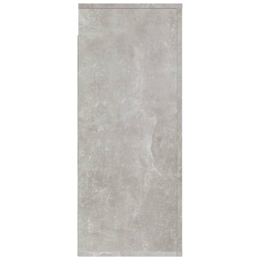 Mobilna szafka ścienna na przybory kuchenne, 80 x 33 x 80 cm, szare wykończenie cementowe, wszechstronne przechowywanie do sypialni, salonów, łazienek, kuchni i gabinetów, trwała konstrukcja ze