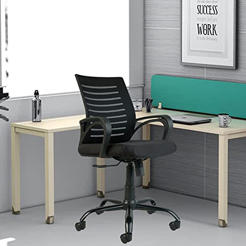 Image of CELLBELL C104 Medium-Back Fabric Mesh Office Chair [Black]