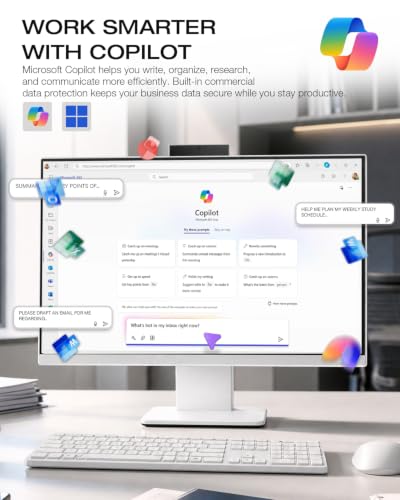 Image of ASUS VM670 27 Inch FHD 75Hz Touch All in One Desktop AMD Ryzen AI 7 350 | 64GB DDR5 RAM, 1TB SSD, AMD Radeon 860M, Wi-Fi 6, Windows 11 Pro, Copilot, Wireless Keyboard and Mouse for Business