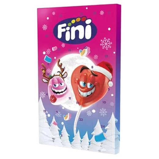 Calendario de Adviento FINI 2025 – 24 Días de Golosinas y Caramelos Surtidos | Chuches Originales para Niños y Adultos | Detalle Dulce de Navidad | Edición Limitada FINI Sweet Christmas 178 g
